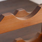 Modern Countertop Wine Rack Solid Wood Wine Bottle Rack for Living Room