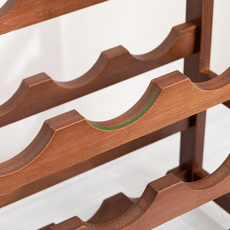 Modern aanrechtwijnrek Solid houten wijnrek voor woonkamer