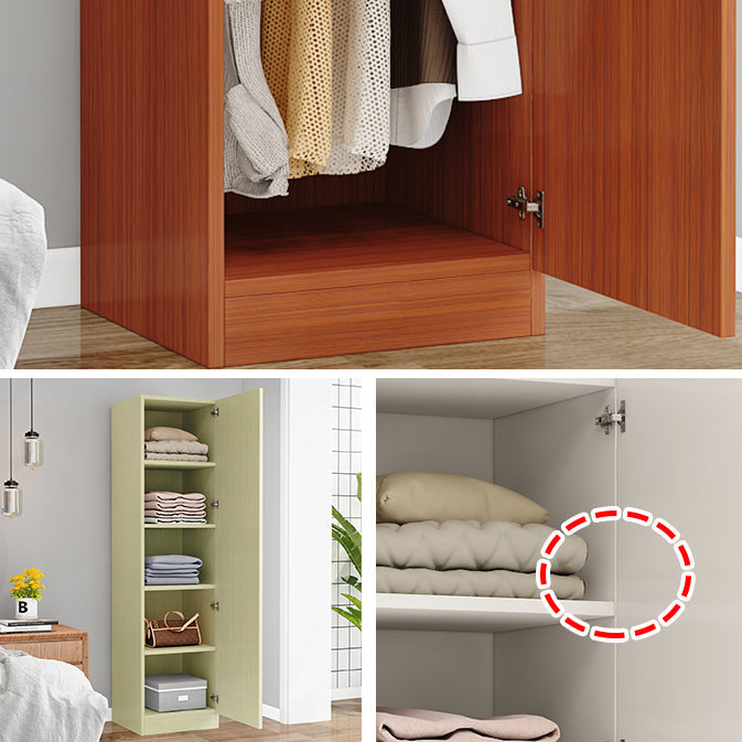 Gabinete de acabado mate con 1 puerta gabinete de almacenamiento de madera fabricado contemporáneo