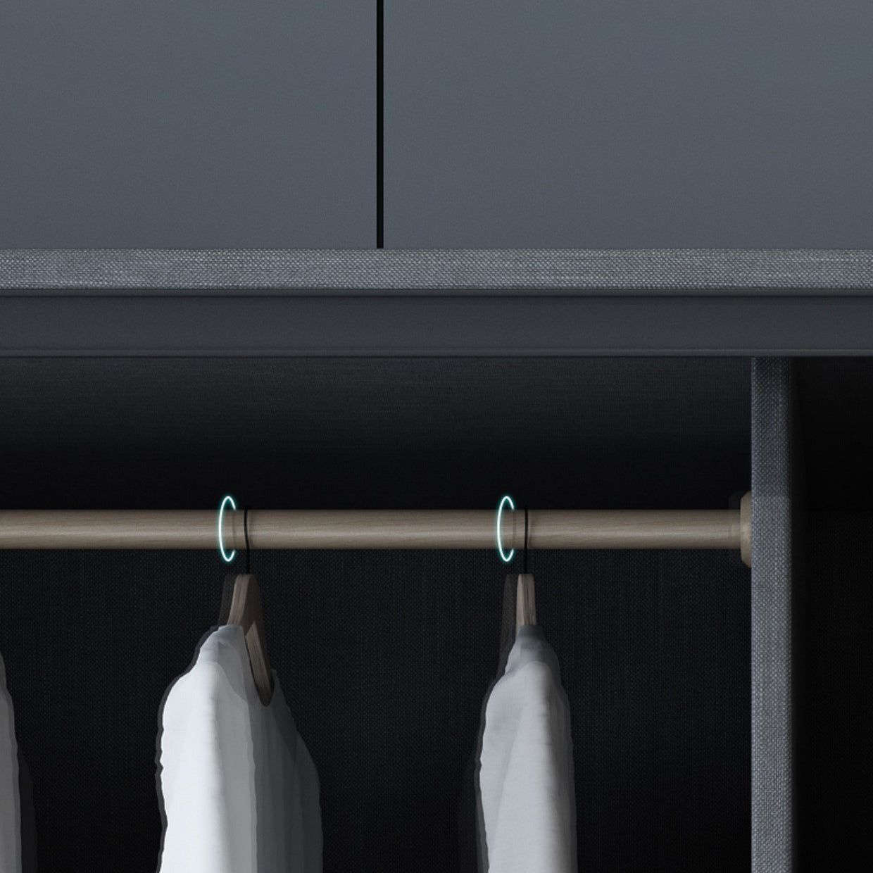 Armadietto moderno moderno moderno di stoccaggio in legno bianco lucido con porte scorrevoli