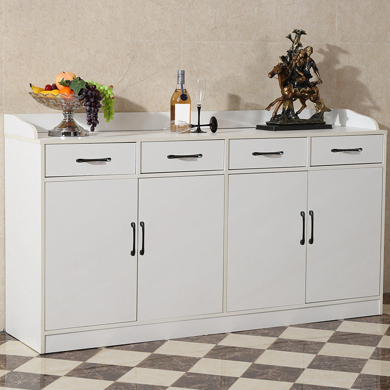 Wood Side Board Modern Style Sideboard with Drawers and Cabinets Clearhalo 'buffet_sideboard' 'Buffets & Sideboards' 'furn' 'furn_buffet_sideboard' 'Furniture' 'Kitchen & Dining Furniture' 6960676