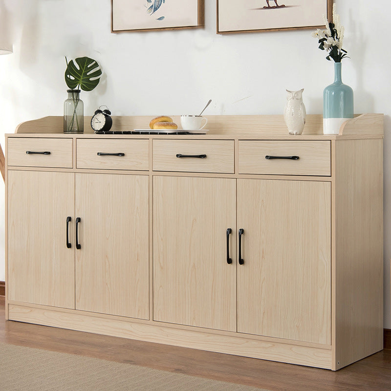 Wood Side Board Modern Style Sideboard with Drawers and Cabinets Clearhalo 'buffet_sideboard' 'Buffets & Sideboards' 'furn' 'furn_buffet_sideboard' 'Furniture' 'Kitchen & Dining Furniture' 6960690