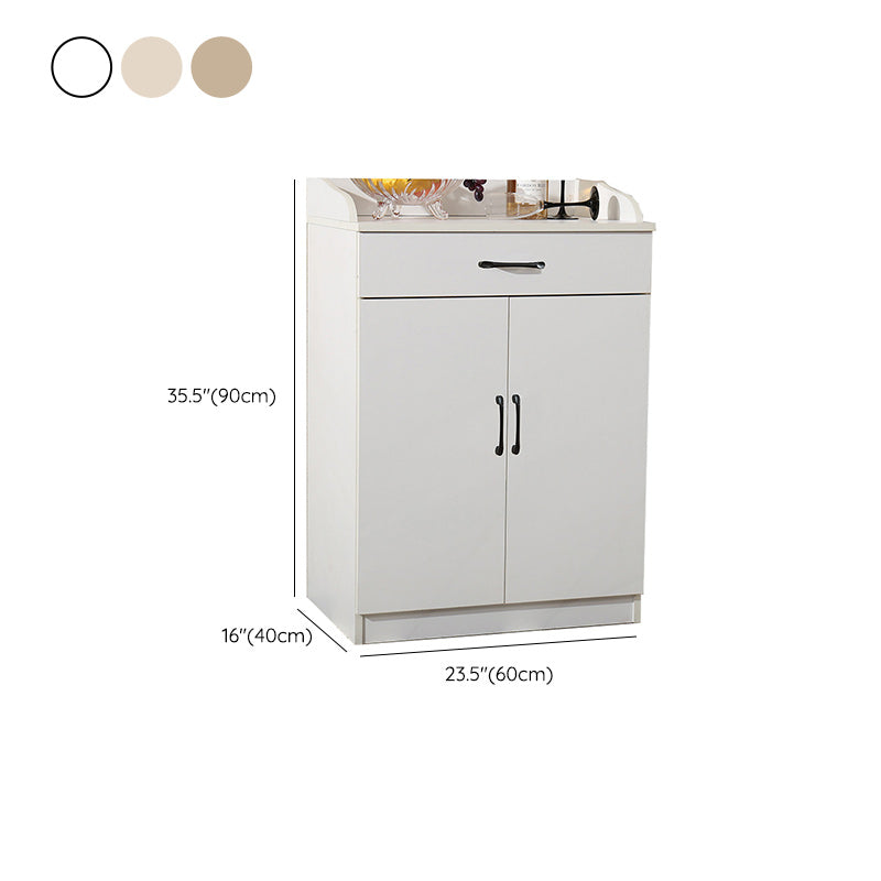 Wood Side Board Modern Style Sideboard with Drawers and Cabinets Clearhalo 'buffet_sideboard' 'Buffets & Sideboards' 'furn' 'furn_buffet_sideboard' 'Furniture' 'Kitchen & Dining Furniture' 6960712