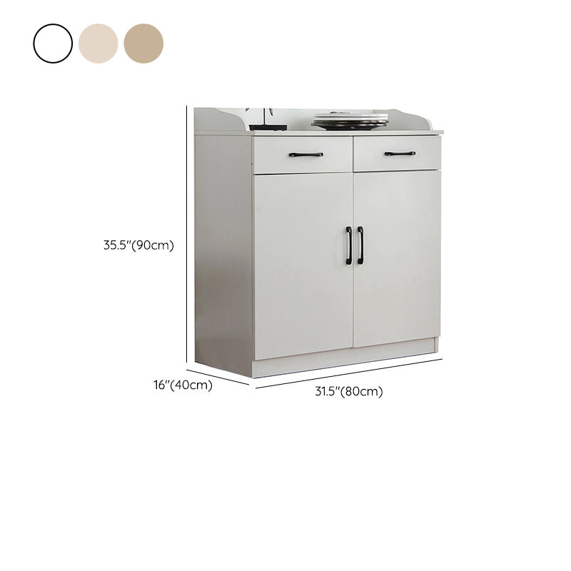 Wood Side Board Modern Style Sideboard with Drawers and Cabinets Clearhalo 'buffet_sideboard' 'Buffets & Sideboards' 'furn' 'furn_buffet_sideboard' 'Furniture' 'Kitchen & Dining Furniture' 6960713