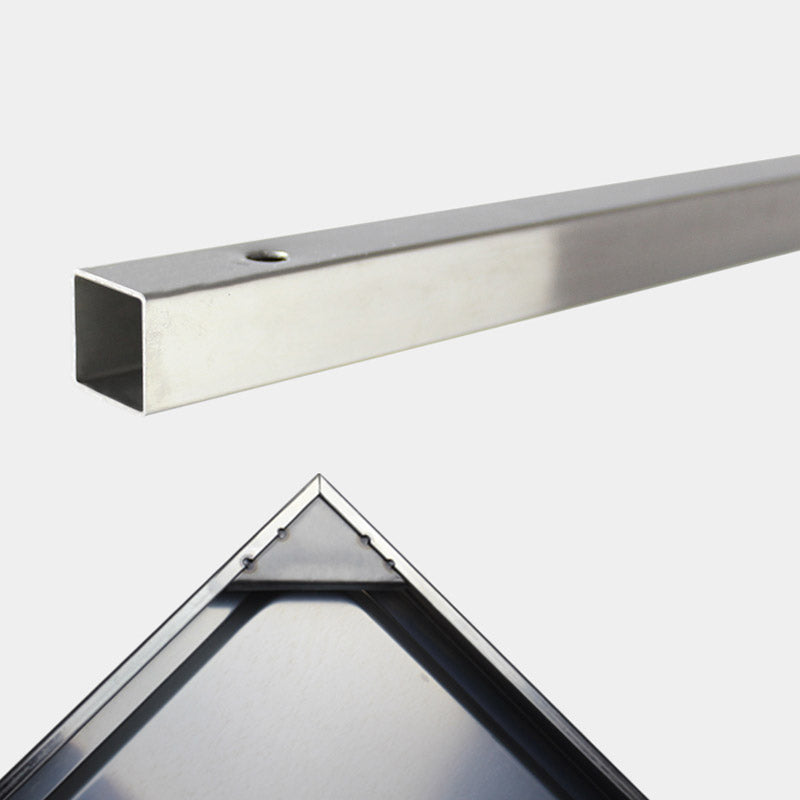 モダンオープンストレージ準備テーブル長方形の金属ダイニングルームキッチントロリー