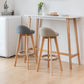 Contemporary Rectangle Bar Table Solid Wood Counter Height Bar Dining Table Clearhalo 'Bar Furniture' 'Bar Tables' 'bar_tables' 'furn' 'furn_bar_tables' 'Furniture' 'Kitchen & Dining Furniture' 6960966