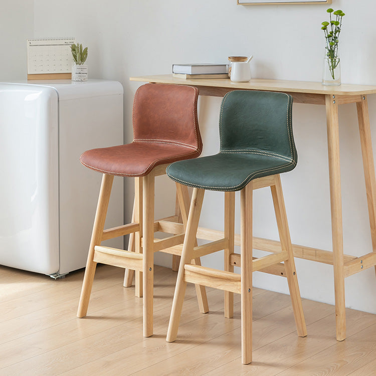 Contemporary Rectangle Bar Table Solid Wood Counter Height Bar Dining Table Clearhalo 'Bar Furniture' 'Bar Tables' 'bar_tables' 'furn' 'furn_bar_tables' 'Furniture' 'Kitchen & Dining Furniture' 6960977