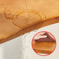 Industrial Solid Wood Bar Table Rectangle Bar Height Table with Double Pedestal Base