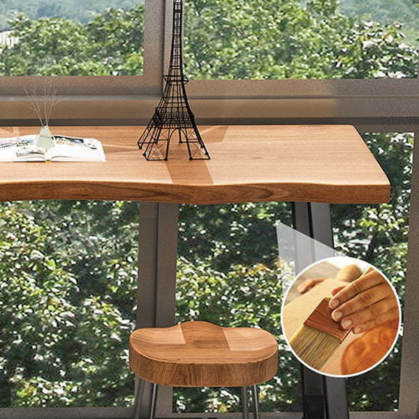 Pine Solid Wood Bar Dining Table Industrial Rectangle Bar Height Table Clearhalo 'Bar Furniture' 'Bar Tables' 'bar_tables' 'furn' 'furn_bar_tables' 'Furniture' 'Kitchen & Dining Furniture' 6961140