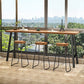 Pine Solid Wood Bar Dining Table Industrial Rectangle Bar Height Table Clearhalo 'Bar Furniture' 'Bar Tables' 'bar_tables' 'furn' 'furn_bar_tables' 'Furniture' 'Kitchen & Dining Furniture' 6961142