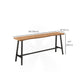 Pine Solid Wood Bar Dining Table Industrial Rectangle Bar Height Table Clearhalo 'Bar Furniture' 'Bar Tables' 'bar_tables' 'furn' 'furn_bar_tables' 'Furniture' 'Kitchen & Dining Furniture' 6961153