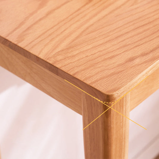 Zeitgenössischer Rechteck Bar Tisch Holz Bar Esstisch für Wohnzimmer