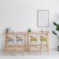 Contemporary Rectangle Bar Table Wood Bar Dining Table for Living Room