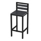 Modern Rectangle Wood Counter Table 1/5/9 Pieces Bar Table Set with High Stools for Bar Black 30"H Stool (Single) Clearhalo 'Bar Furniture' 'furn' 'furn_home_bar_bar_sets' 'Furniture' 'Home Bars & Bar Sets' 'home_bar_bar_sets' 'Kitchen & Dining Furniture' 6961225