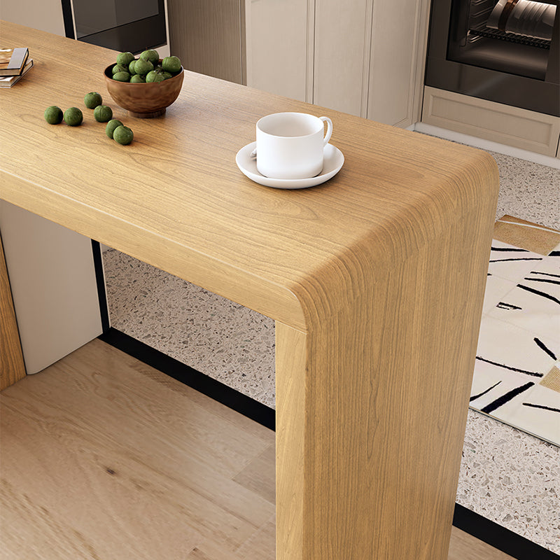 Table de bar en bois de style Glam, ensemble de 1/2/3 pièces de table de bar rectangulaire pour un usage domestique