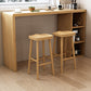 Table de bar en bois de style Glam, ensemble de 1/2/3 pièces de table de bar rectangulaire pour un usage domestique