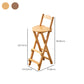 Industrial Rectangle Wood Counter Table 1/2/3 Pieces Bar Table Set for Living Room