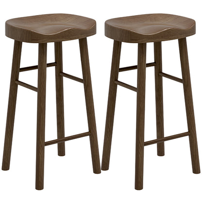 Contatore in legno massiccio e sgabelli da bar moderni sgabelli da banco marrone