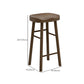 Contatore in legno massiccio e sgabelli da bar moderni sgabelli da banco marrone