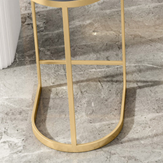 Armless Counter Height Stools Glam Counter and Bar Stool for Restaurant