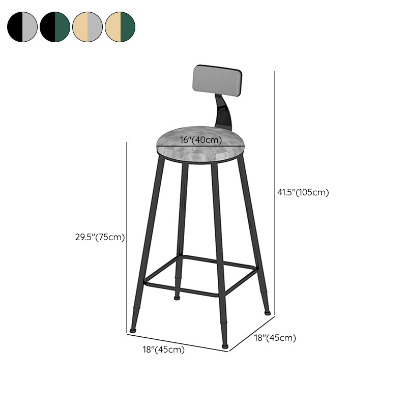 Sgabelli da banco di bancone e sgabelli da bar senza braccio industriale