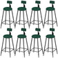 Industrial Counter and Bar Stool Armless Counter Height Stools for Bristol Black Green 8 Piece Set Clearhalo 'Bar Furniture' 'Bar Stools' 'bar_stools' 'furn' 'furn_bar_stools' 'Furniture' 'Kitchen & Dining Furniture' 6961511