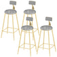 Industrial Counter and Bar Stool Armless Counter Height Stools for Bristol Gold Gray 4 Piece Set Clearhalo 'Bar Furniture' 'Bar Stools' 'bar_stools' 'furn' 'furn_bar_stools' 'Furniture' 'Kitchen & Dining Furniture' 6961513