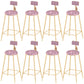 Industrial Counter and Bar Stool Armless Counter Height Stools for Bristol Gold Pink 8 Piece Set Clearhalo 'Bar Furniture' 'Bar Stools' 'bar_stools' 'furn' 'furn_bar_stools' 'Furniture' 'Kitchen & Dining Furniture' 6961519