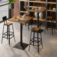 Tabourets de comptoir contemporain chaise de comptoir arrière bas pour restaurant