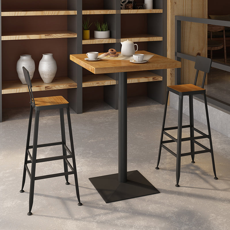 Tabourets de comptoir contemporain chaise de comptoir arrière bas pour restaurant