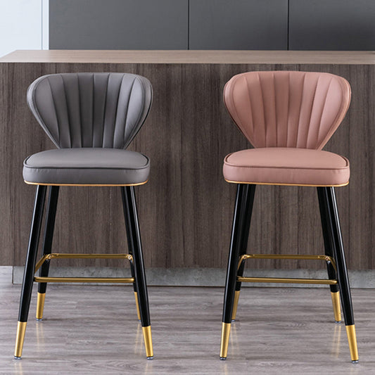 Industrial Counter Chair Low Back Counter Height Stools for Restaurant