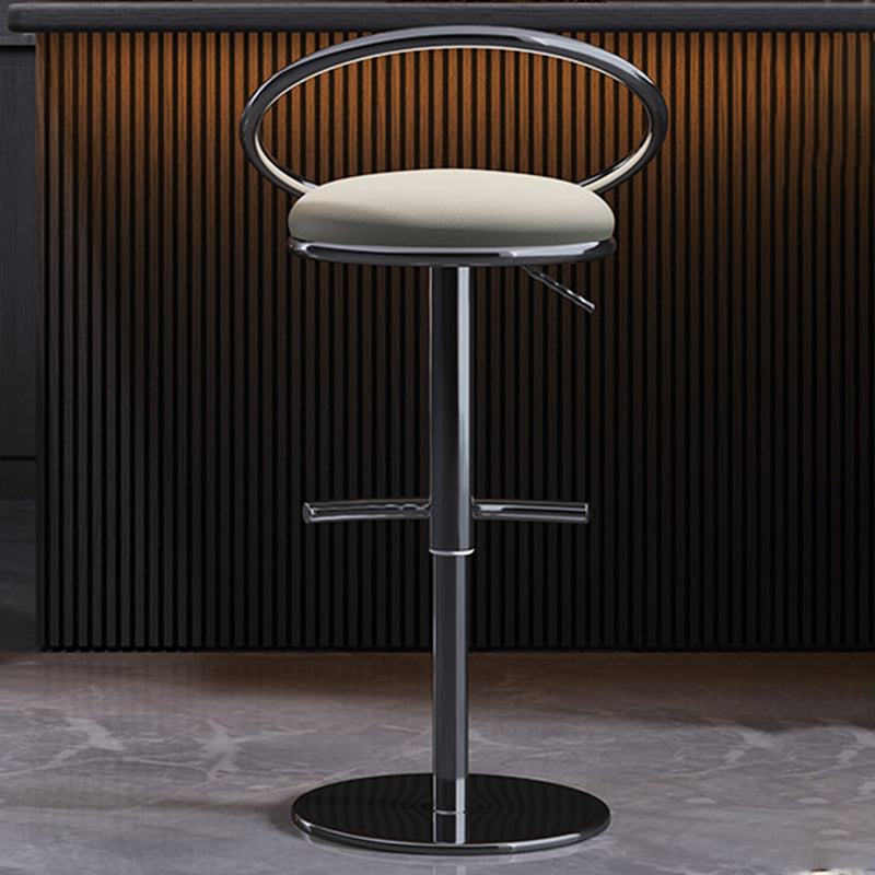 Tabouret de bar réglable de style industriel tabouret de comptoir arrière bas pour la maison