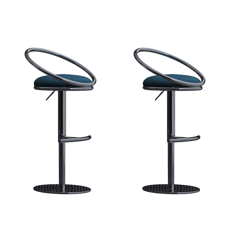 Tabouret de bar réglable de style industriel tabouret de comptoir arrière bas pour la maison