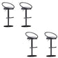 Industrial Style Adjustable Bar Stool Low Back Counter Bar Stool for Home Light Gray 4 Piece Set Clearhalo 'Bar Furniture' 'Bar Stools' 'bar_stools' 'furn' 'furn_bar_stools' 'Furniture' 'Kitchen & Dining Furniture' 6961650