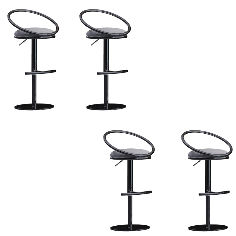 Tabouret de bar réglable de style industriel tabouret de comptoir arrière bas pour la maison