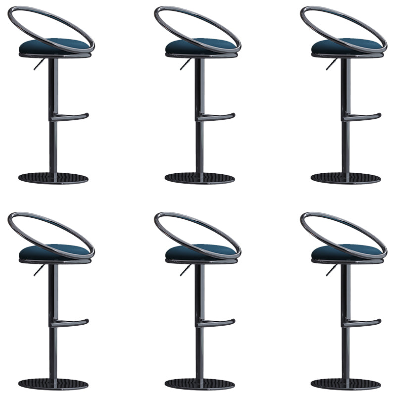 Tabouret de bar réglable de style industriel tabouret de comptoir arrière bas pour la maison