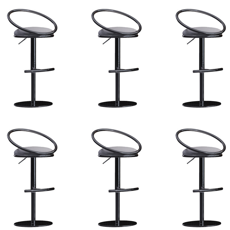 Tabouret de bar réglable de style industriel tabouret de comptoir arrière bas pour la maison