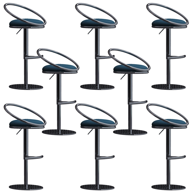 Tabouret de bar réglable de style industriel tabouret de comptoir arrière bas pour la maison