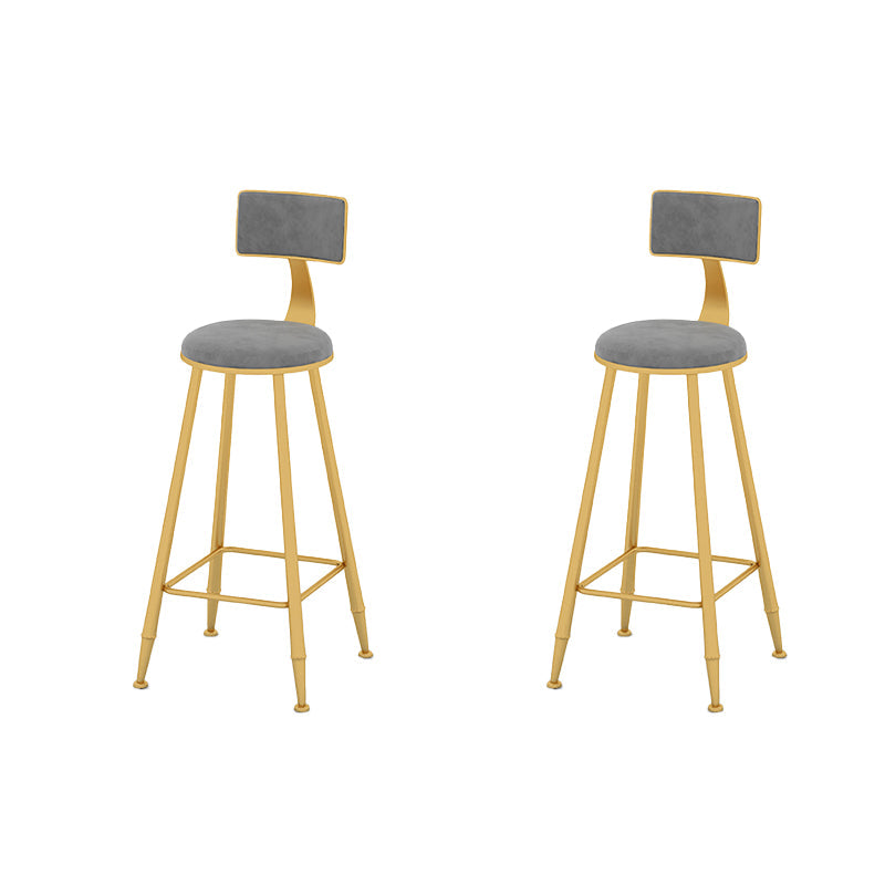 Sgabelli da bar in metallo bassa schiena sgabelli da bar a bracciale con poggiapiedi