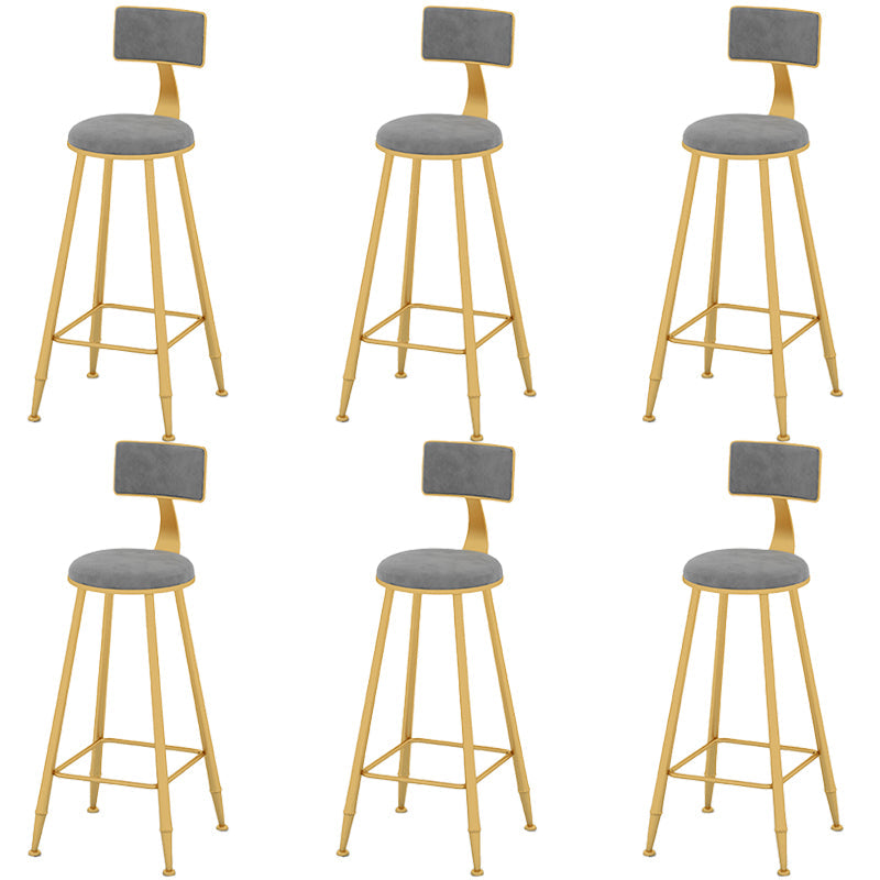 Sgabelli da bar in metallo bassa schiena sgabelli da bar a bracciale con poggiapiedi