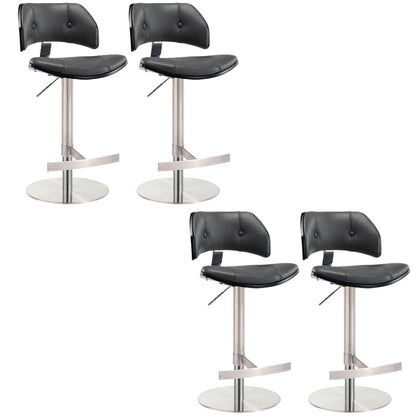 Sgabello da bar per bar con baia da barra rotable industriale per casa