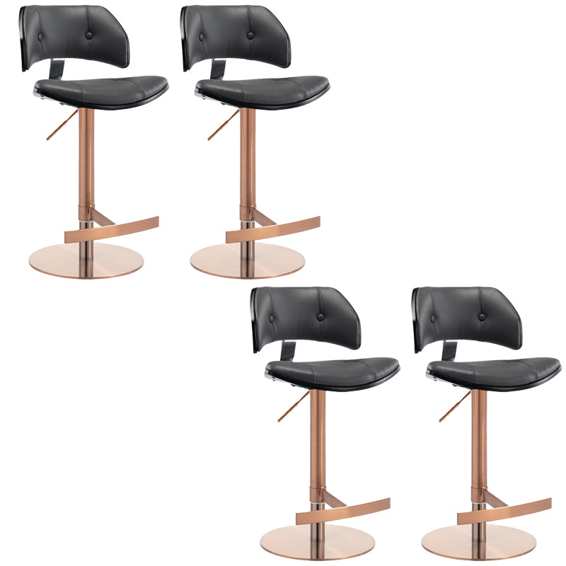 Sgabello da bar per bar con baia da barra rotable industriale per casa