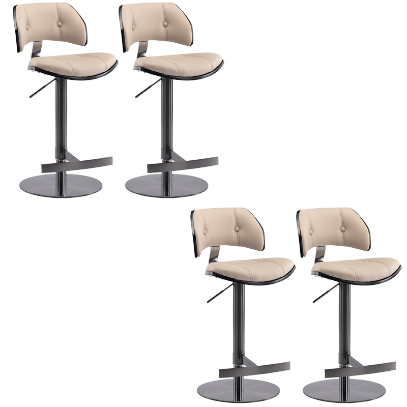 Sgabello da bar per bar con baia da barra rotable industriale per casa