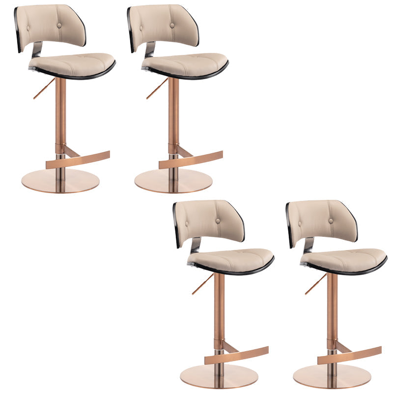 Sgabello da bar per bar con baia da barra rotable industriale per casa