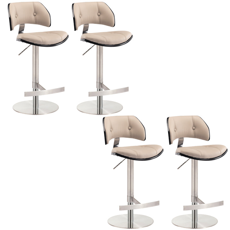 Sgabello da bar per bar con baia da barra rotable industriale per casa