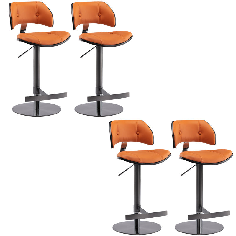 Sgabello da bar per bar con baia da barra rotable industriale per casa