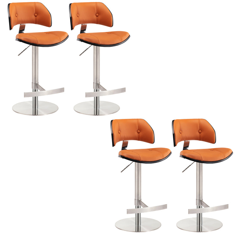 Sgabello da bar per bar con baia da barra rotable industriale per casa