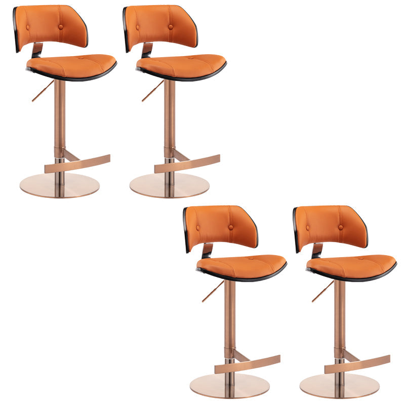 Sgabello da bar per bar con baia da barra rotable industriale per casa