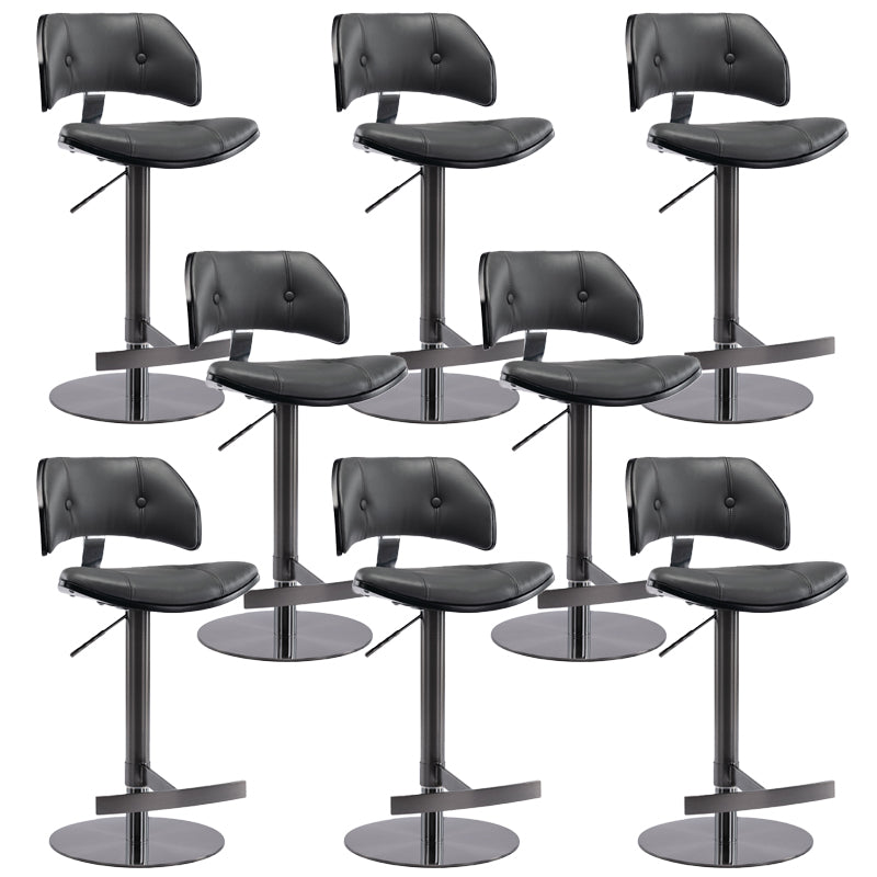 Sgabello da bar per bar con baia da barra rotable industriale per casa