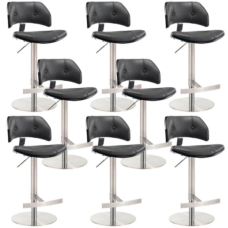 Sgabello da bar per bar con baia da barra rotable industriale per casa